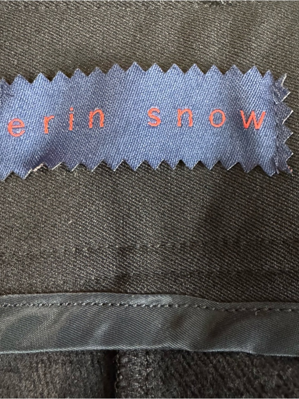 Erin Snow luxury Jes slim leg ski pant navy (black in back) sz 8 - Picture 8 of 11
